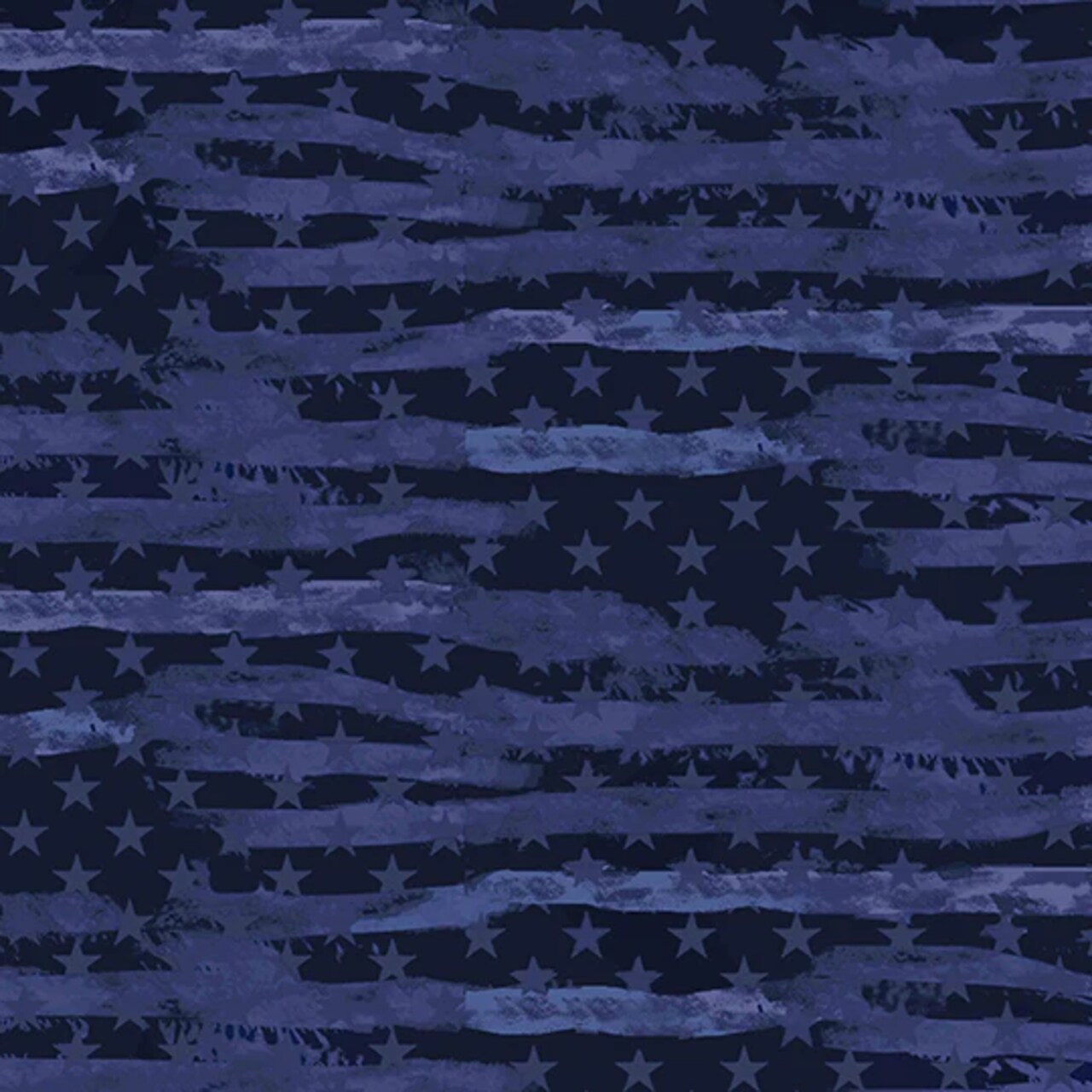 Fabric Sykel Enterprises Navy Military Camo Flag by the Quarter Yard 1341NAVY